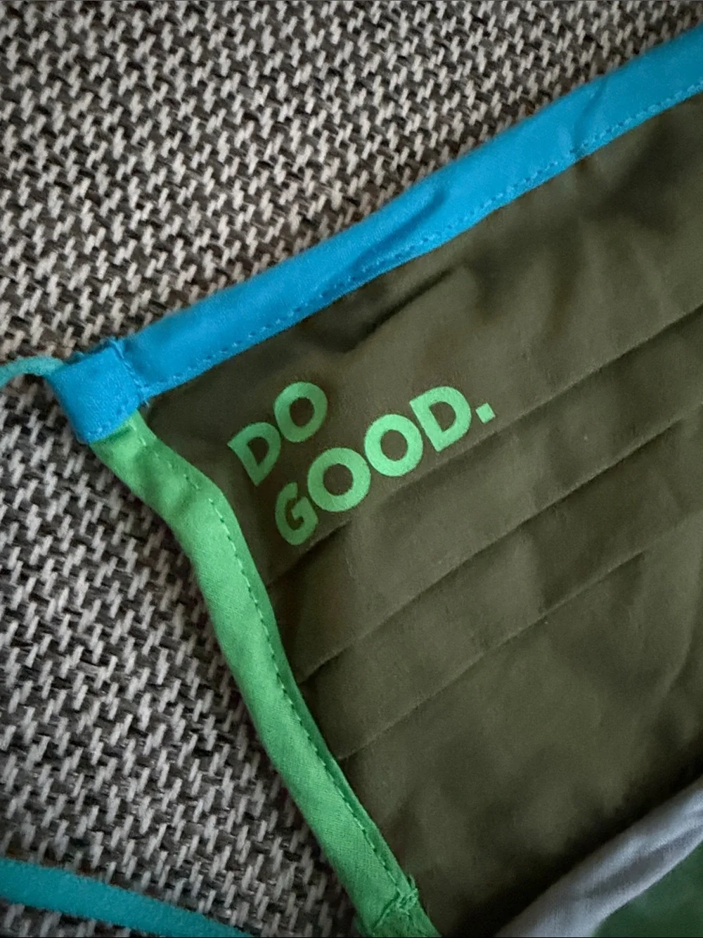 Do Good Cotopaxi Face Masks — multi colored, new w/o tags